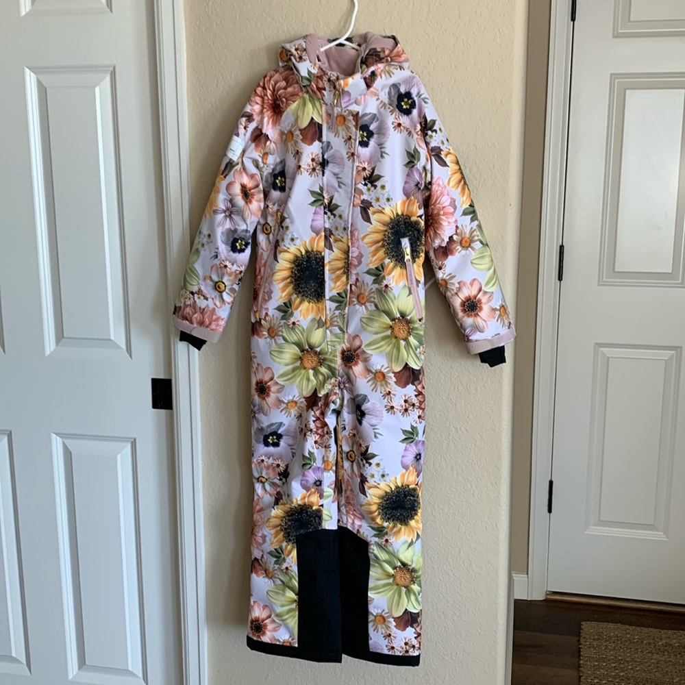 Molo Hux Retro Flowers Snow Suit. NWT